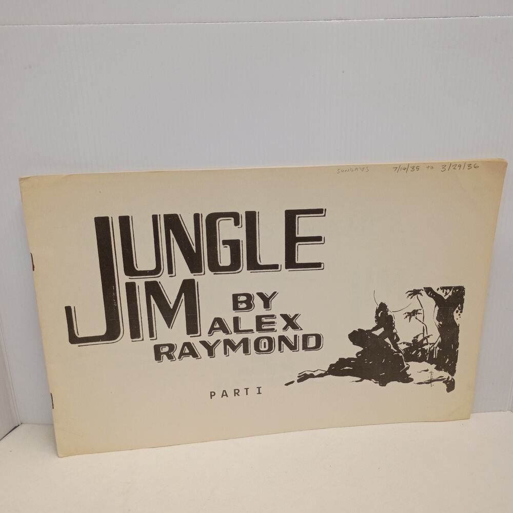 Jungle Jim Part 1 by Alex Raymond, Rare Vintage Comic Art Collectors